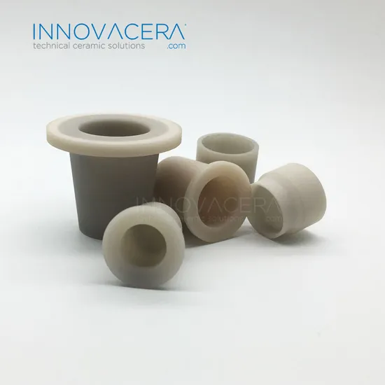Non-Magnetic Ceramics Insulated Aluminum Nitride Ain Ceramic Crucible